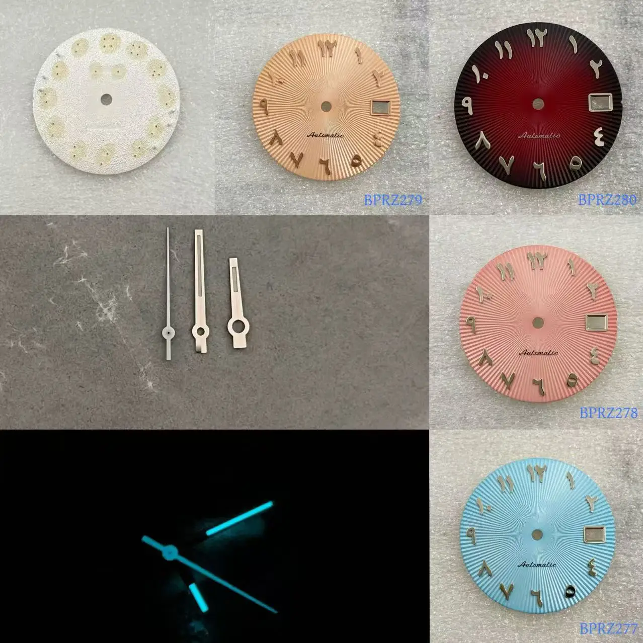 

New 28.5mm dial with Middle Eastern Arabic numerals and oil pressure radial pattern watch accessories compatible with NH35 and N