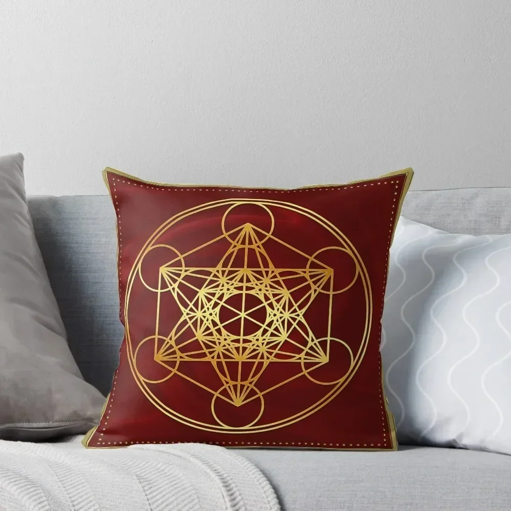 

Metatrons Cube, Flower of life, Sacred Geometry Throw Pillow bed pillows Pillow Case Christmas Pillowcase pillow