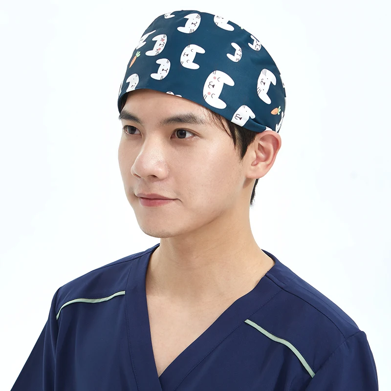 Anti-static Nurse Scrub Caps Pet Hospital Working Headgear New Style Surgical Caps Laboratory pharmacy Work Protection Skullcaps