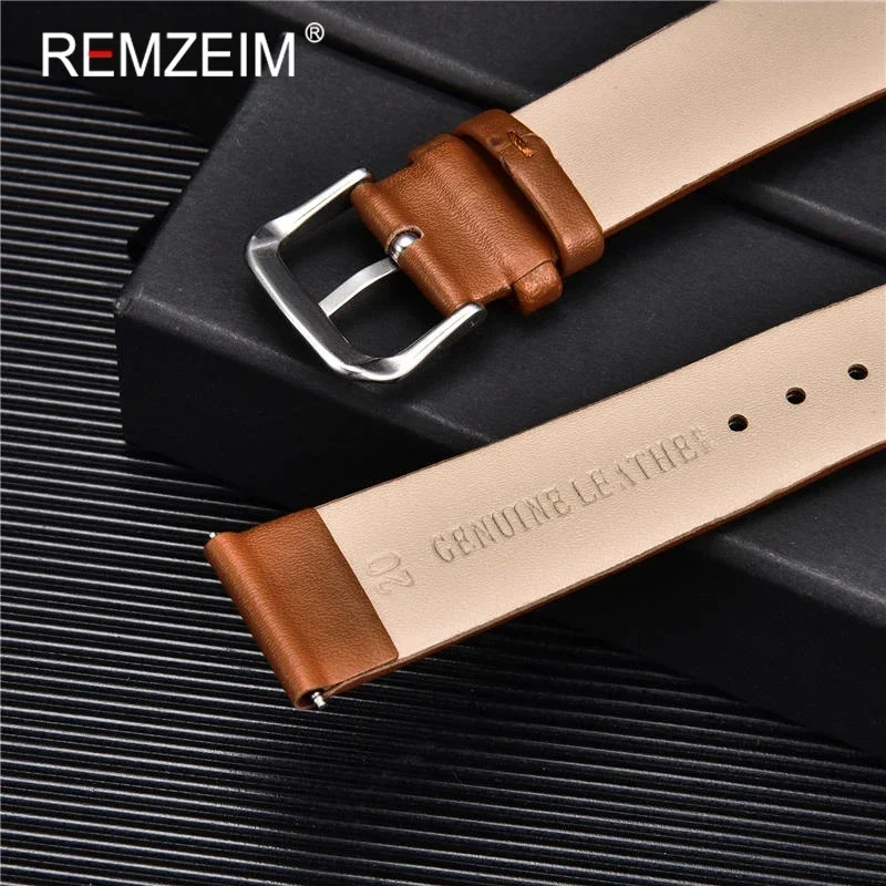 Leather Soft Watchband 12mm 14mm 16mm 18mm 20mm 22mm Wrist Watch Strap High Quality Watchbands Bracelet Belt Band