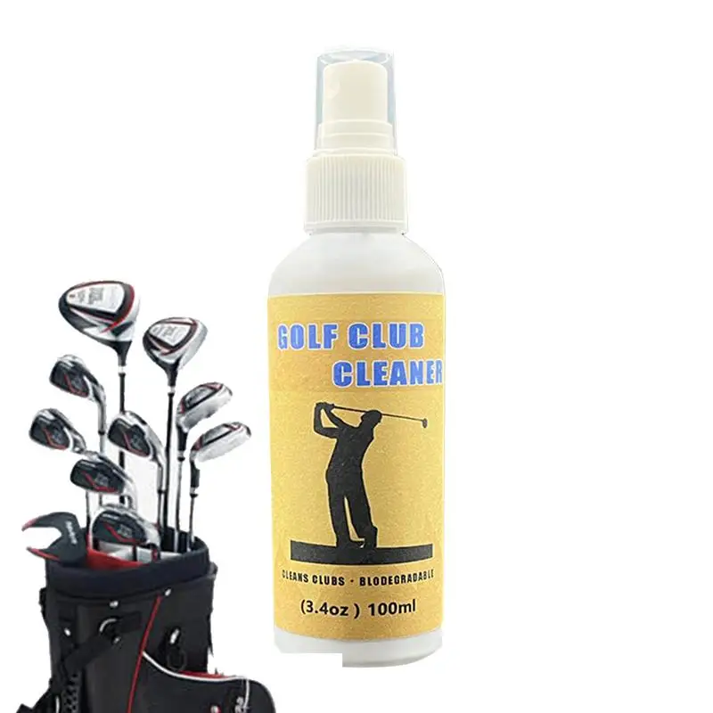 100ml Golf Club Cleaner Mild Solution To Clean And Polish Golf Club Leakproof Golf Club Cleaner Sprayer Portable For Clean