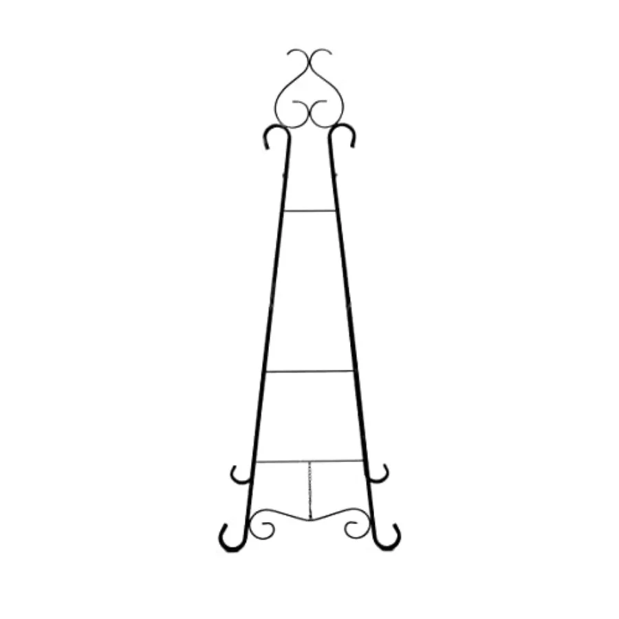 

Металлическая подставка-мольберт для демонстрации - Декоративная черная подставка-мольберт для картин, свадебных табличек, плакатов, постеров, надгробий - Высокая напольная подставка А-образной формы