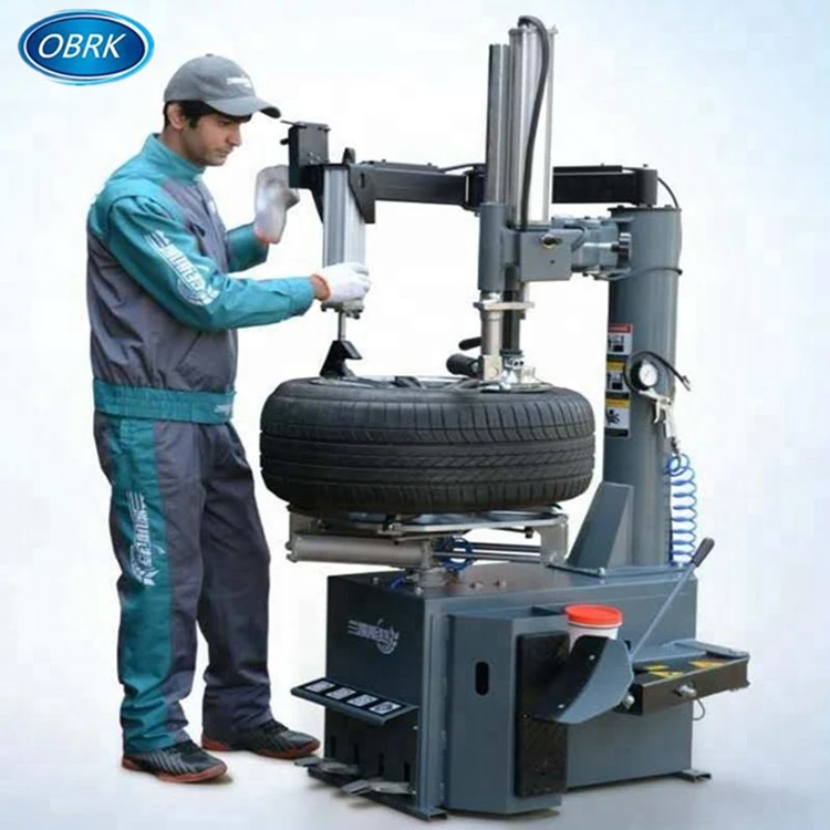 Double wheel arm semi-automatic tire changer machine tire dismantling machine For Sale