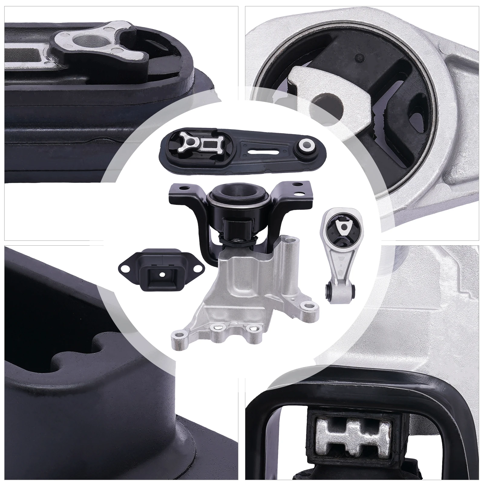 

For Nissan Sentra 1.8L 2013 2014 2015 2016 2017 4pcs Black Engine Motor & Trans Mount Set High-quality Material