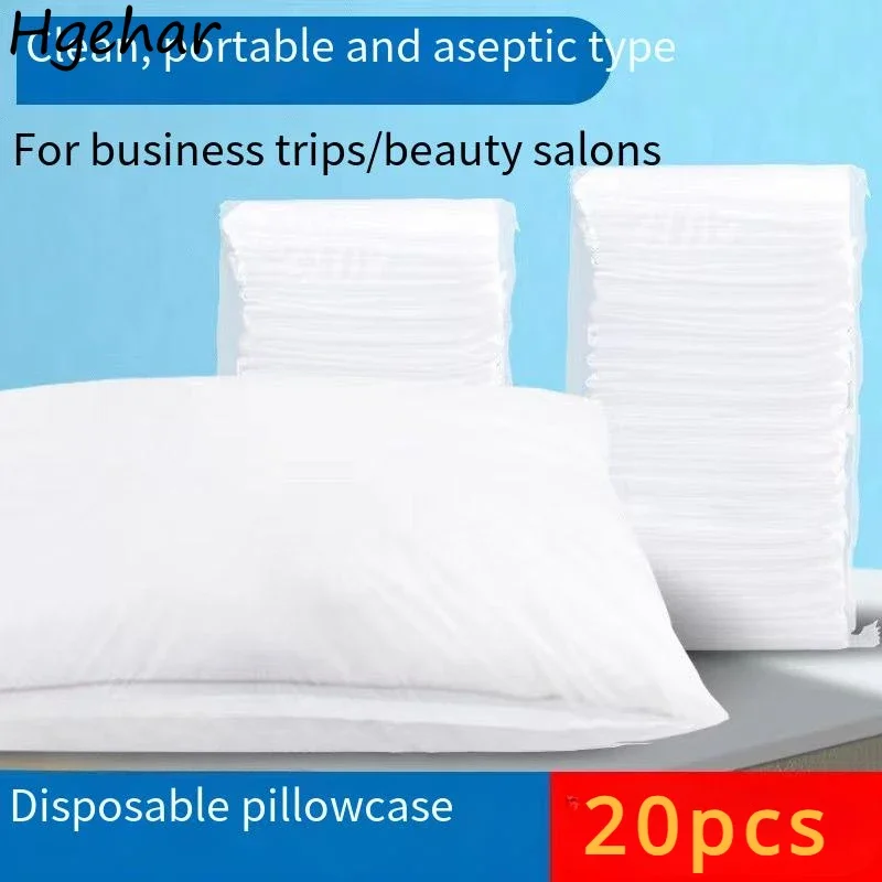 

20pcs Pillowcase Disposable Breathable Skin-friendly Anti-Mite Traveling Outdoor Hotel Hospital Home Pillow Cover Simple Daily