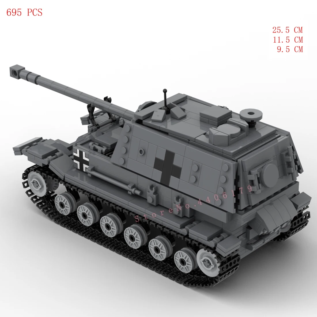 hot military WW2 technical German Armorer army Tiger tank destroyer P vehicles East line war Building Blocks weapons bricks toys