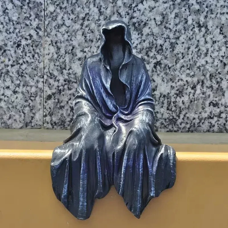 Movie The Lord of the Rings Nazgul Sitting posture Action Figures PVC Model statue Computer desktop decoration ornaments Toys