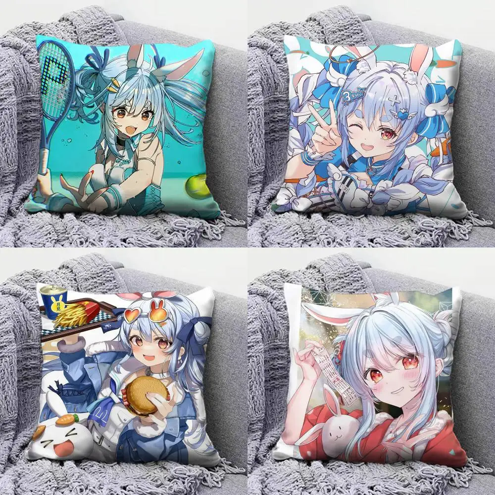 

Usada Pekora Hololive VTuber Anime Girl Pillow Covers, Home Sofa Cushion Covers and Aecorative Custom