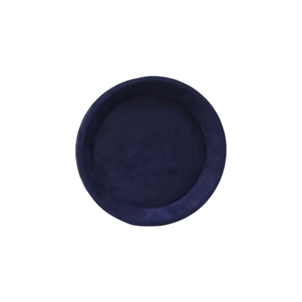 

Velvet Jewelry Display Tray Exquisite Luxury Showcase Organizer Solid Color Blank Box Jewelry Tray Show Stand