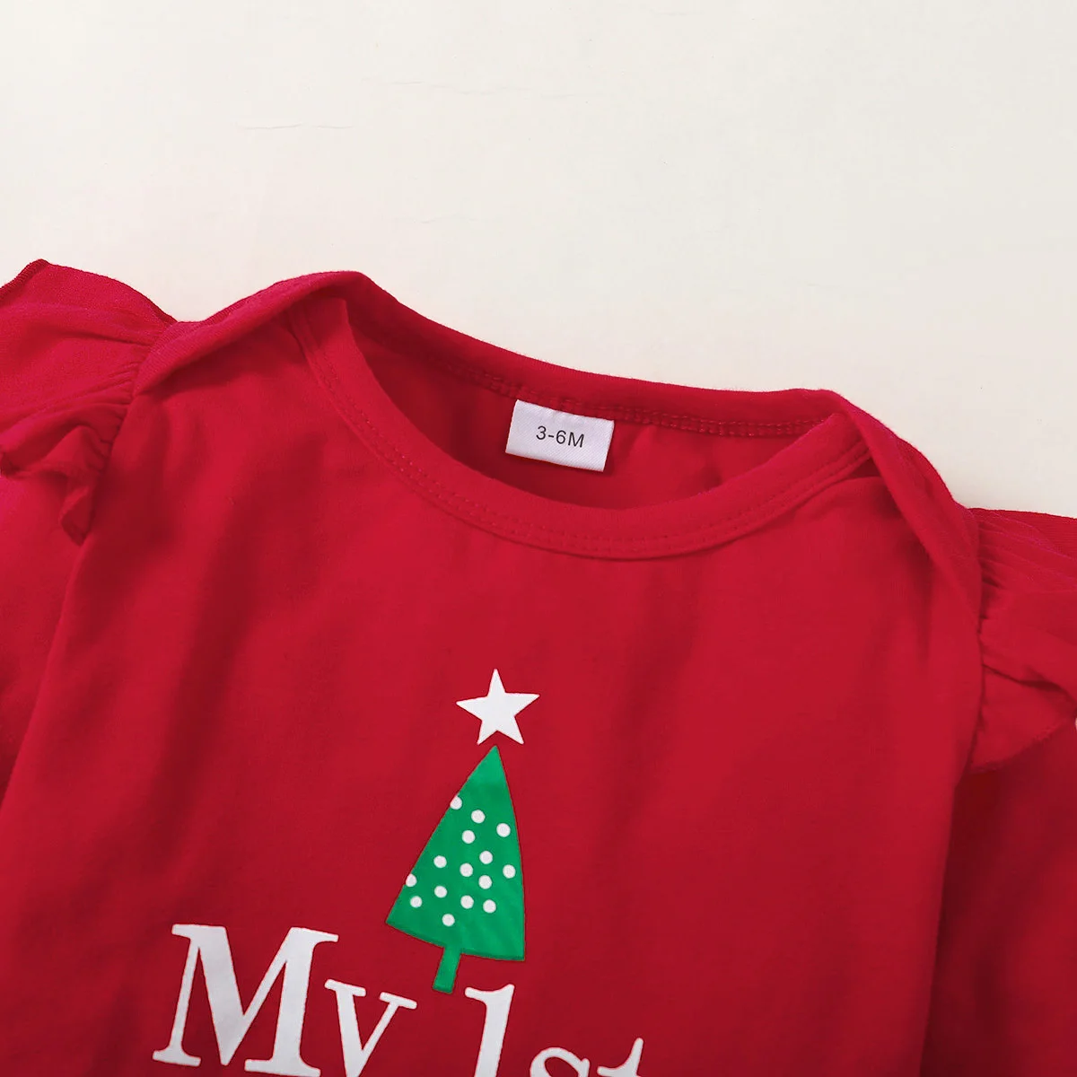 3Pcs Baby girl Christmas Set Letter Printed Long sleeved Bodysuit Bow Checkered Pants+Headband 0-18 Months Baby Girl Holiday Set