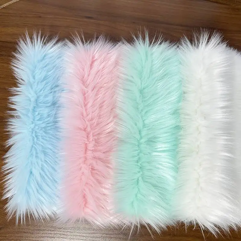 

2026 Hot Selling New 4cm Long Plush Craft Fabric 160x50cm For Sale Artificial Fur Material DIY Animal Clothing, Cotton Doll Hair