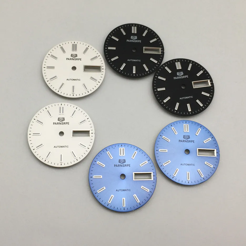 28.5mm NH36 Dial Luminous Custom Mod Watch Face Fit 3 O'clock Crown Watch Modification Parts