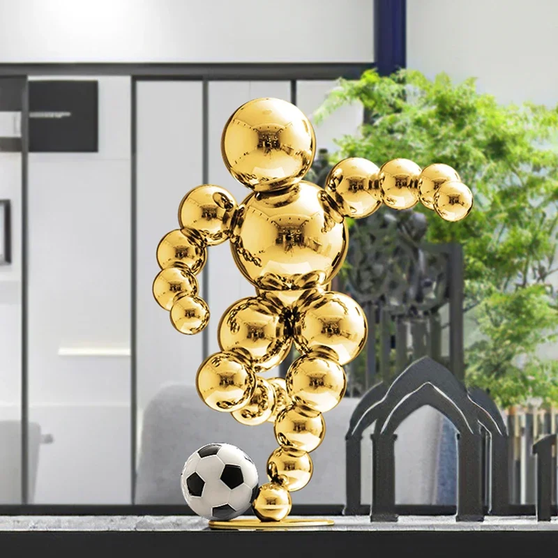 

Stainless Steel Sculpture,Living Room Decoration,Art Ornament,Crafts Gifts,Abstract Character Model Statues,Nordic Room Decor