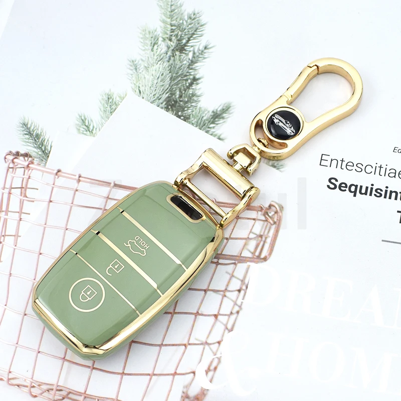 3 4 Tasten für Kia Rio 5 Sportage Ceed Cerato K3 K4 K5 Sorento Optima Picanto Soul Forte TPU Auto Remote Key Case Cover Shell