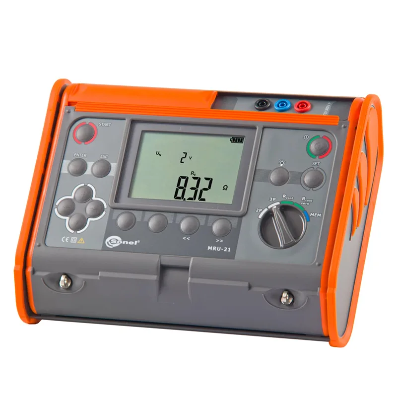 

Polish Sonel S.A. (Sone) Imported MRU-21 Ground Resistance Tester Fault Detector Measuring Analysing Instrument 1 Year Warranty