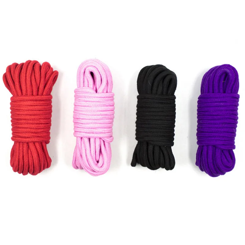 Erótico Binder Sex Toy, Acessório para Encadernação, Escravidão Corda Japonesa, Restrições para Adultos, Encadernação Escrava, Shibari, 10m, BDSM