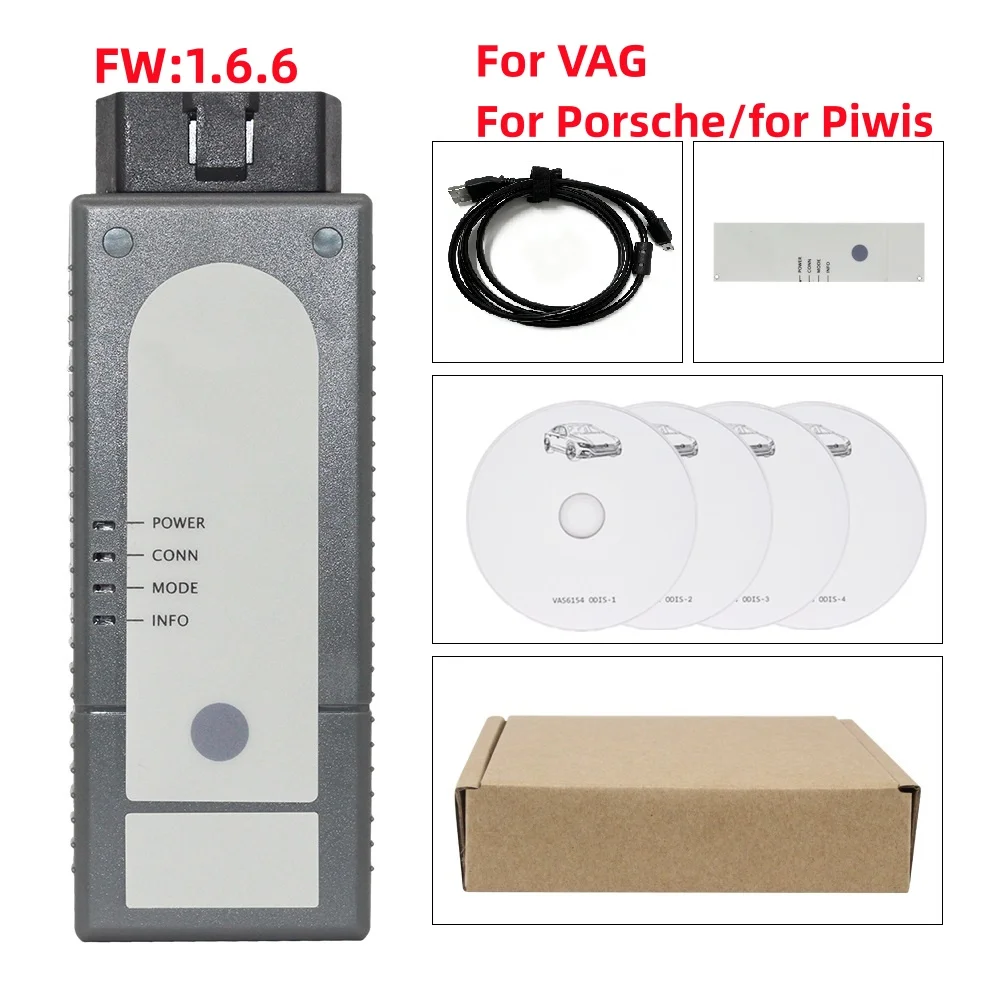 For VAG 6154A Wifi Full Chip FW 1.6.6 Car Diagnostic Scanner For V Group OBD2 Code Reader Diagnostic Programming Tool 6154A
