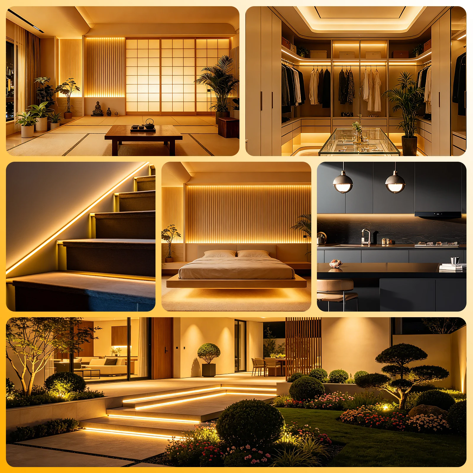 5V PIR Motion Sensor COB LED Strip Waterproof White Natural Warm 10mm 320LEDs/M Flexible Ribbon Adhesive Tape Room Kitchen Decor