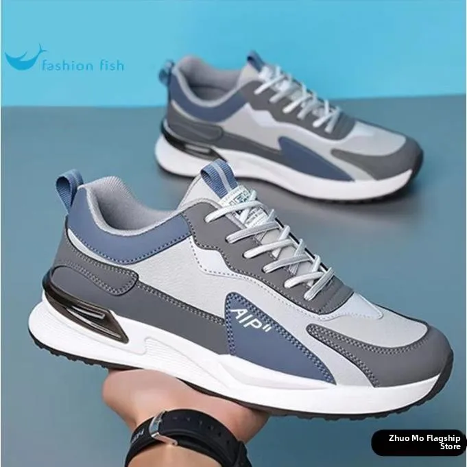 

Men's Anti-Slip Wear-Resistant Casual Shoes Comfortable Breathable Lightweight Running Sports Shoes for Work Spring Autumn