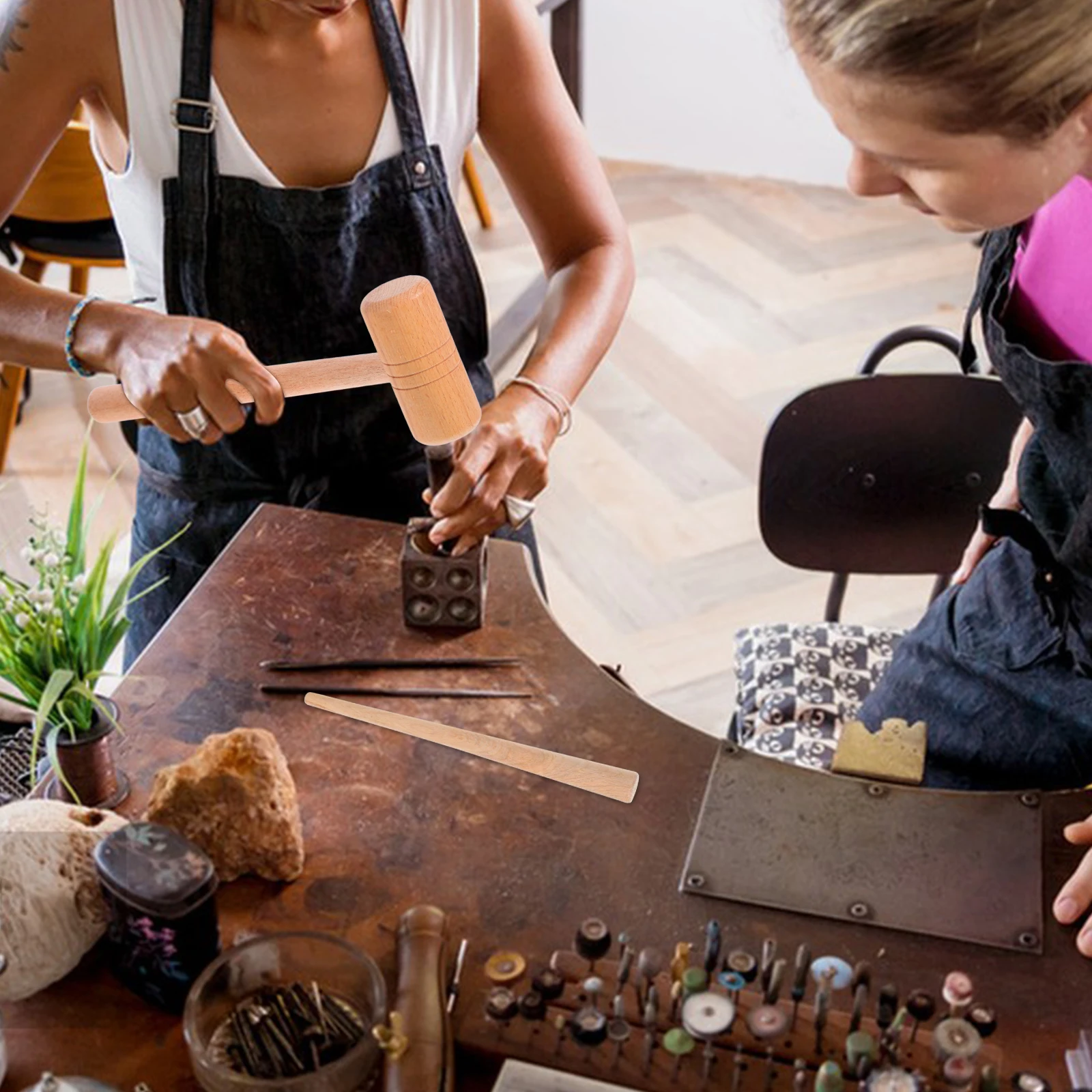 

Ring Rod Rubber Hammer Earring Resizing Stick Diy Jewelry Tool Adjusting Resizer Expander Adjuster