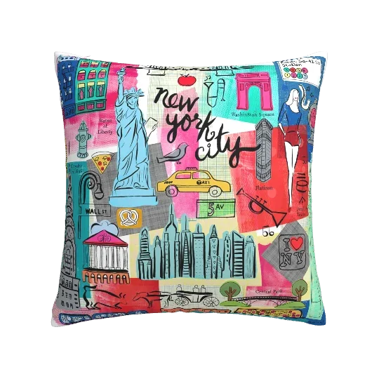 Home Decor Living Room Sofa Graffiti Cushion Cover Pillowcase Bedroom