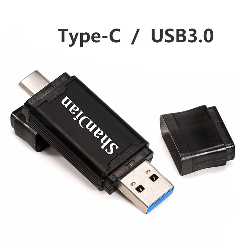 

SHANDIAN TYPE-C USB 3.0 Flash Drives Plastic High Speed Pen Drive Real Capacity Memory Stick Pendrive Usb Stick U Disk