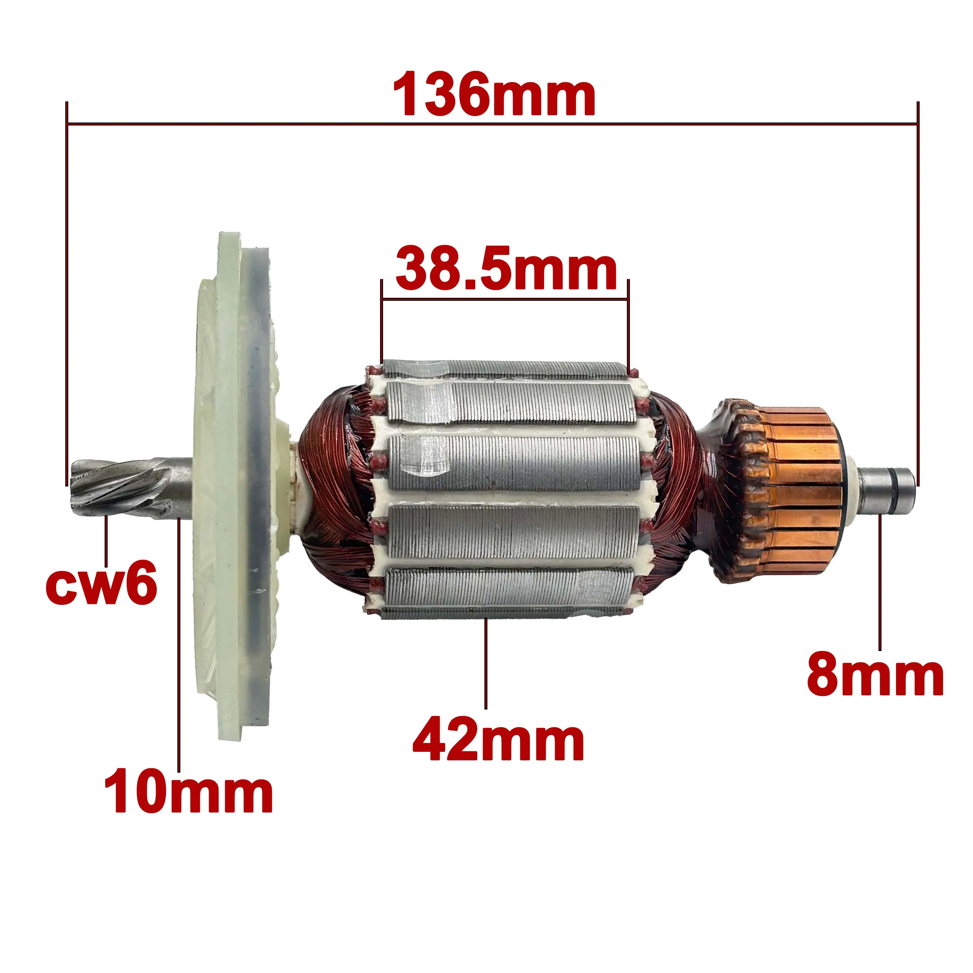 AC 220V 240V TE25 TE-25 Armature Rotor For HILTI Hammer Drill Spare Parts Rotary Hammer Breaker TE 25