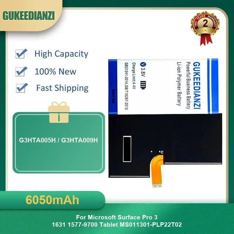 Battery For Microsoft Surface 1769 Book 2 13.5 inch 1832 1834 Keyboard Pro 3 1631 1577-9700 MS011301-PLP22T02 1601 1 1514