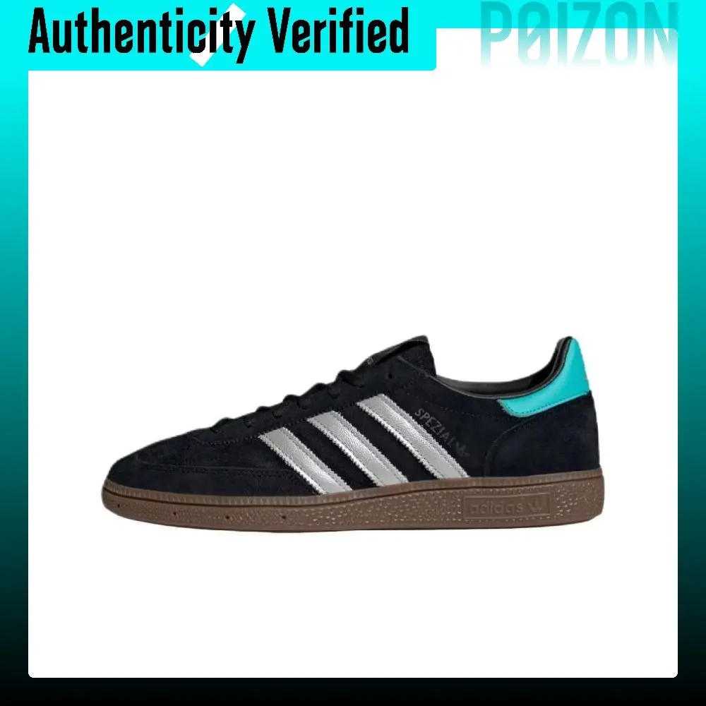 Adidas Originals HANDBALL SPEZIAL German Army Trainers Men's Black Silver KJ1185