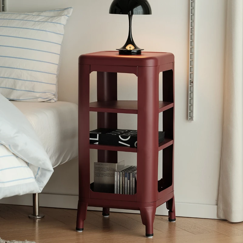 Nordic Minimalist Side Table for Living Room Multilayer Small  Sofa Cabinet Creative Bedroom Nightstand Space Saving End Stands