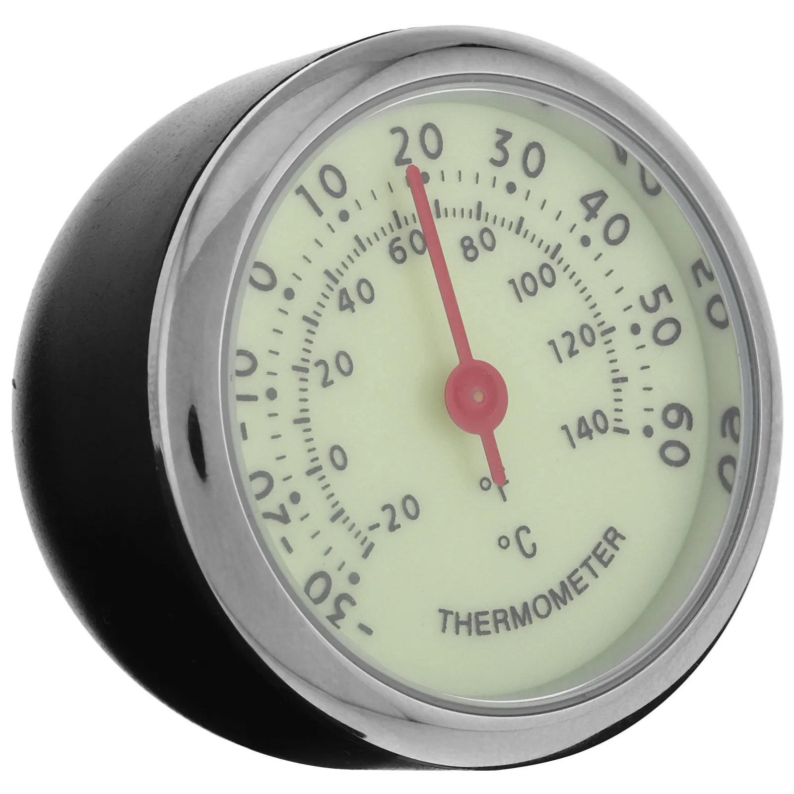 Digital Car Thermometer for Dashboard Real-Time Temp Monitoring Difference Display Luminous Screen Easy Install
