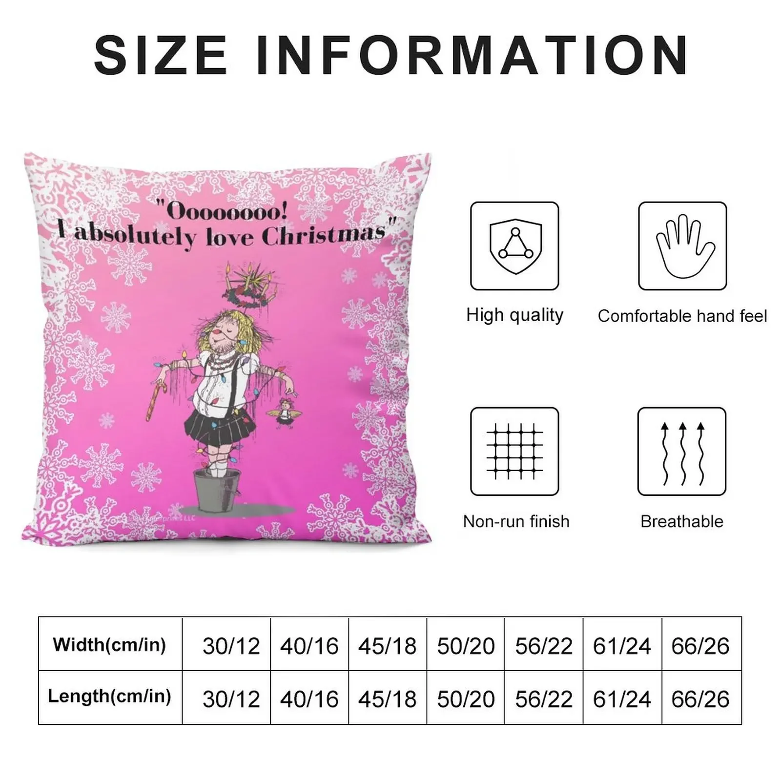 Eloise at Christmas Throw Pillow Custom Cushion Rectangular Cushion Cover pillow