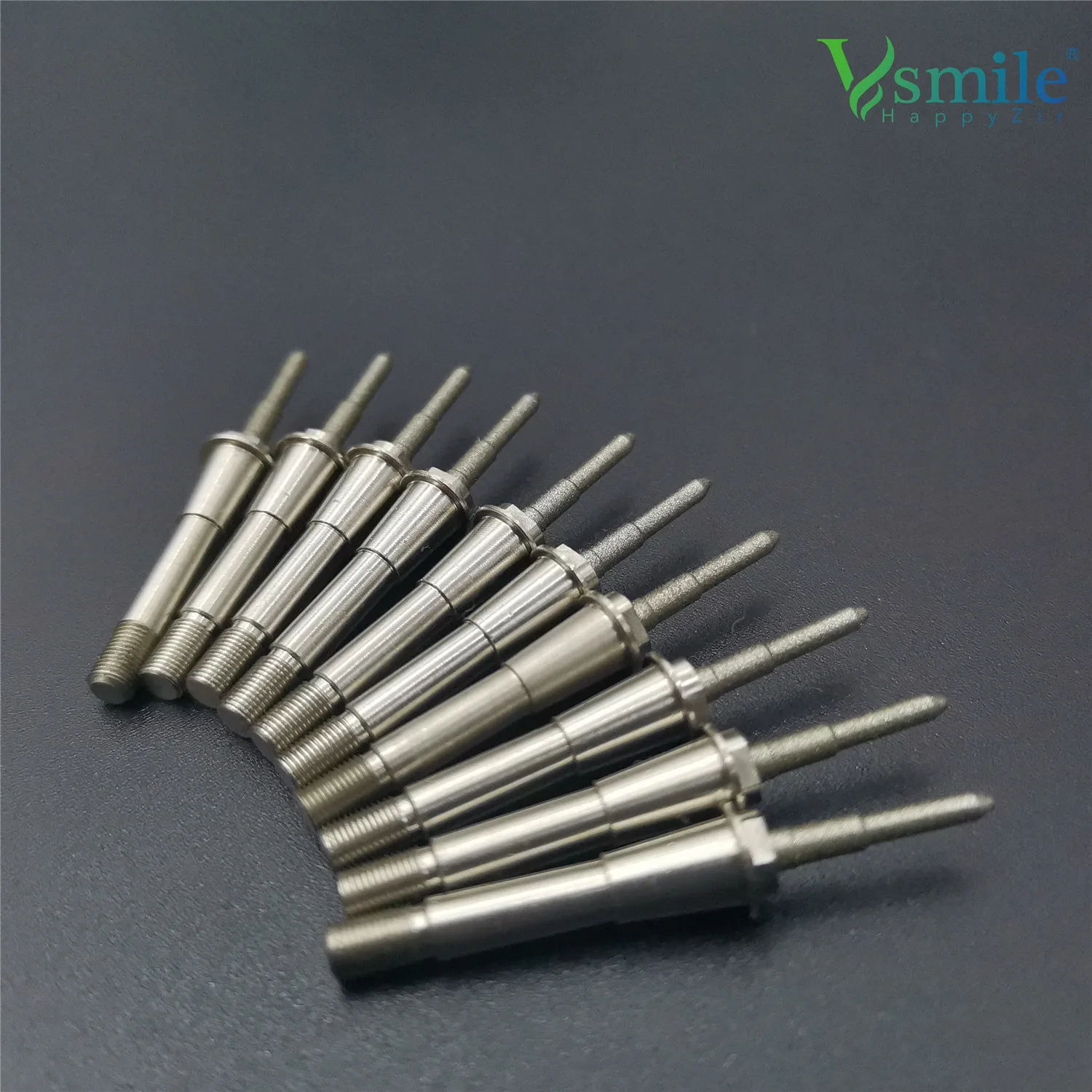 Sirona Cerec MCXL Compatible Milling Burs Step Bur 12S,Cylinder Pointed 12S Suitable for Glass Ceramic Lithium Disilicate Emax