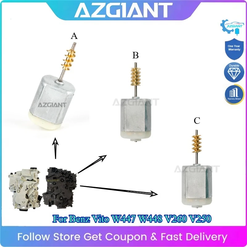 

AZGIANT for Benz Vito W447 Viano V260 V250 Car Door Central Control Slide Lock Motor Replace Brand New Parts FC280 DC MOTORS