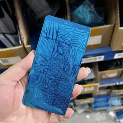 Tiger Zebra Leopard Print Nail Stamping Plates Animal Plants Theme Image Template Plate Mold Nail Stencil Tools 12*6cm/5.5*5.5cm