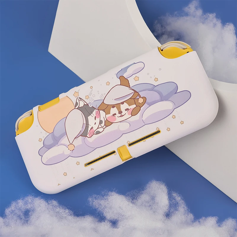 

Cute Cartoon Cat Shell for Nintendo Switch Lite Case Funda Kawaii Soft TPU Skin Shell Cover NS Lite Console Gaming Accessories