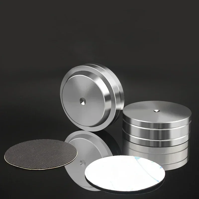 Almohadilla para uñas de Audio de acero inoxidable 304, amplificador antideslizante a prueba de golpes, altavoz de CD, pies, anillo de carga de 180KG, 1 Uds.
