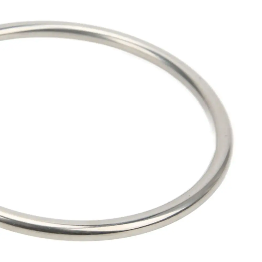 8mm Size Marine Anchor Retrieval Ring Polished Finish Stainless Steel Anchor Retrieving System Silver Color Welded Construction
