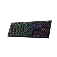 Redragon-Teclado mecánico RGB inalámbrico K618 Horus, teclados para juegos de bajo perfil con Bluetooth/2,4 Ghz/cable trimodo