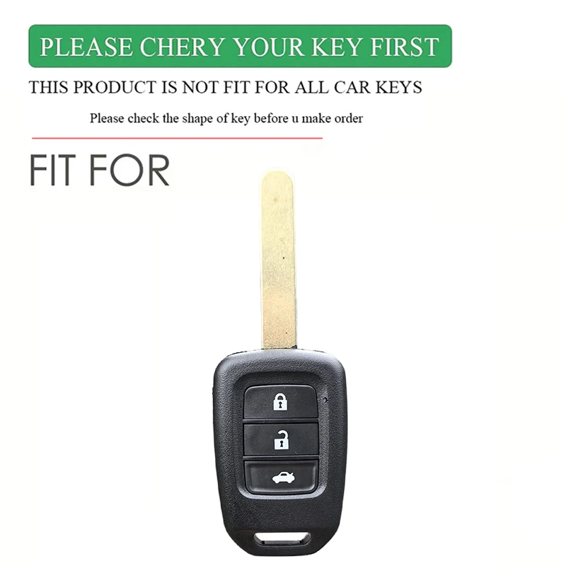 Silicone Car Key Fob Cover Case Shell Cap Tag for Honda Accord CIVIC CRV Jazz HR-V HRV 2013 2014 2015 2016 Remote Holder