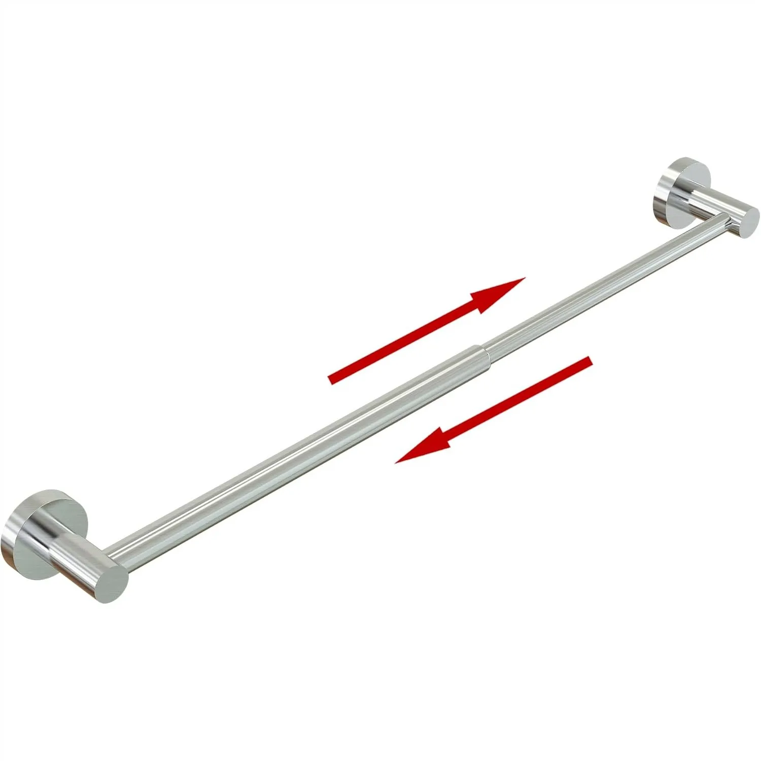 

Регулируемый держатель для полотенец из нержавеющей стали 304 (11,8-22,6 дюйма) – Настенная ванная полка для полотенец, устойчивая к ржавчине, для дома