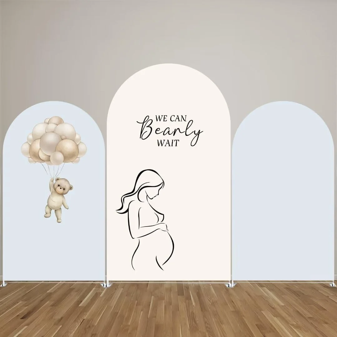 

Арочные фоны для беременных женщин, чехлы для детского душа, мы можем изношеный арки, чехол-подставка, украшения для вечеринок по случаю дня рождения, реквизит