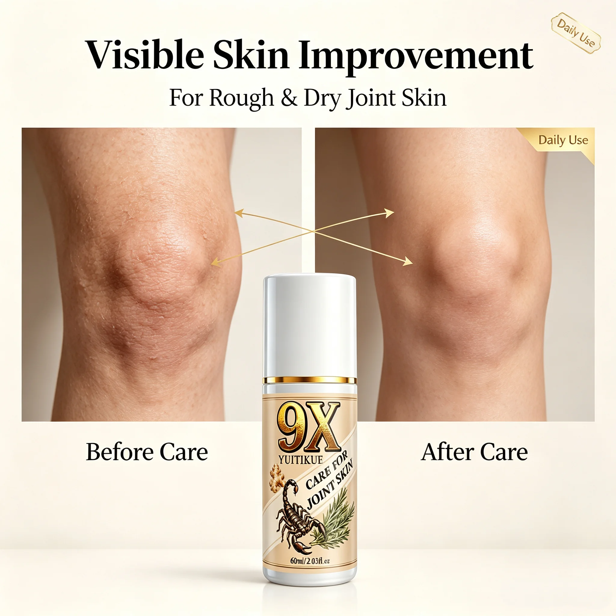YUITIKUE 9X Scorpion Ginger Joint Spray Herbal Extract Soothing Moisturizing Joint Skin Daily Care 60ml
