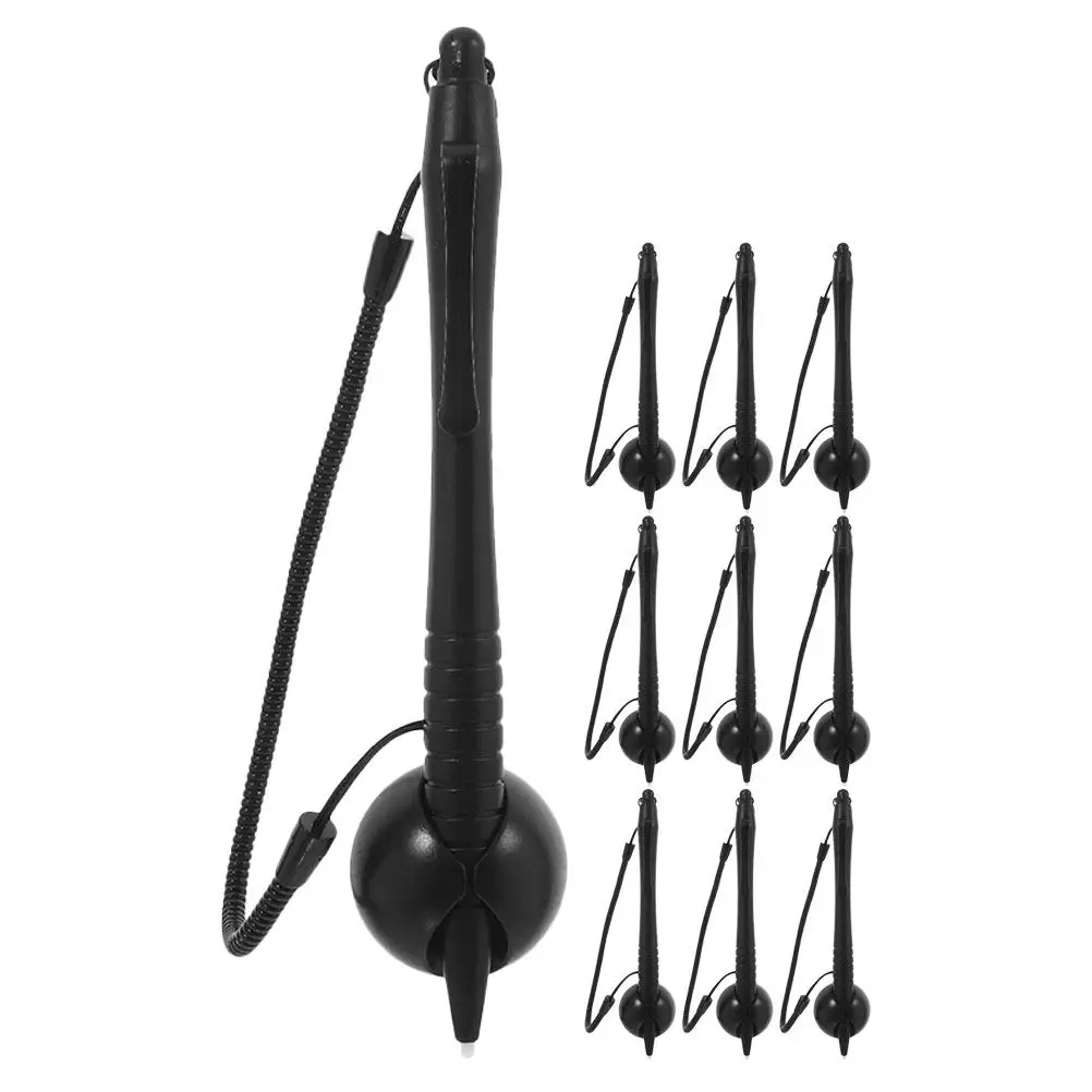 10Pcs Resistive Stylus Pen Hard Tip Anti-Lost Spring Rope Portable Writing Drawing Note-Taking for Resistive Touch Screens