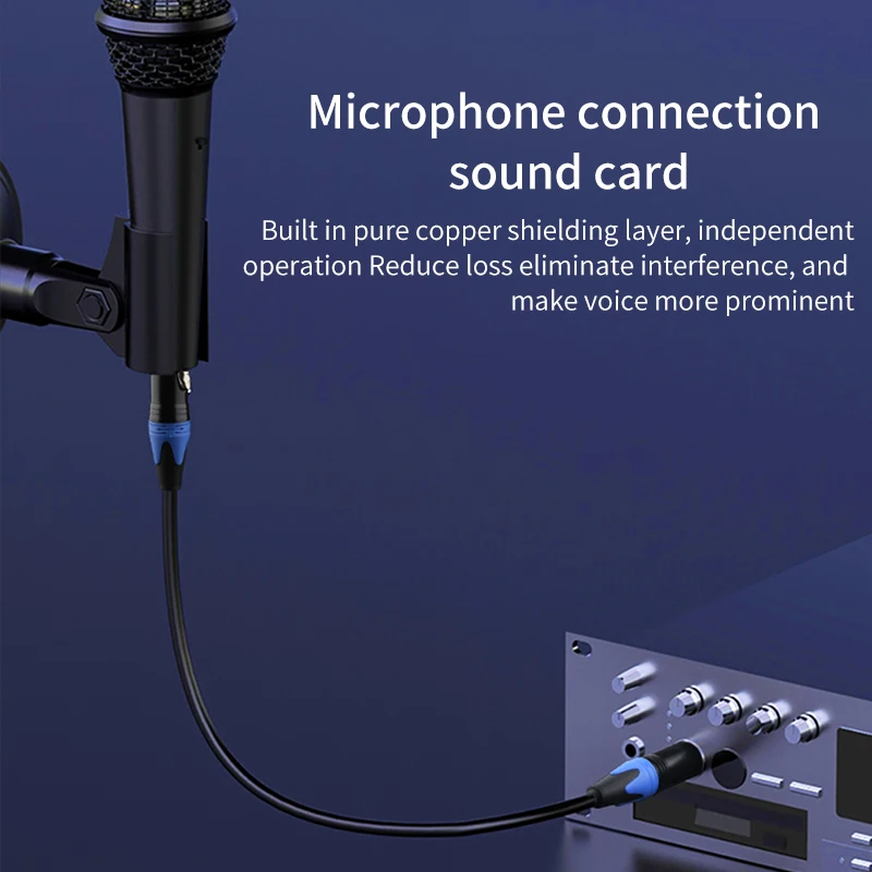 Xlr Cable Male to Female High Quailty 3Pin Audio Lines To Interconnection WithMicrophone Multimedia Sound Amp