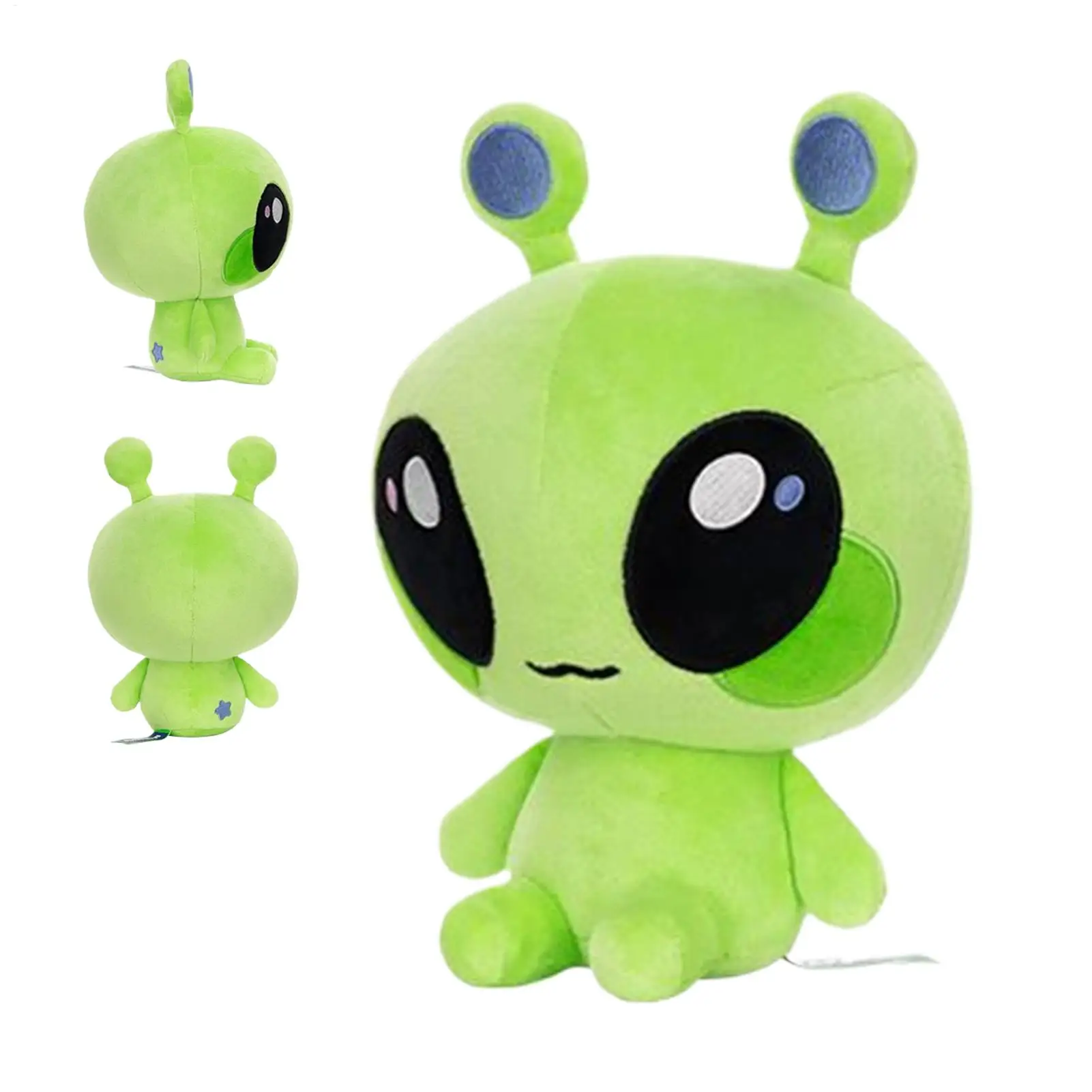 20cm Alien Stuffed Plush Toys Cute Soft Body Figurine Statue Model Collection Room Decoration Desk Kids Toys Christmas Gifts