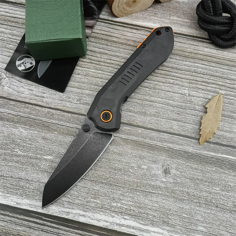 CR6280 folding knife, carbon fiber handle 8Cr13Mov Handle Outdoor Camping Tactical Hunting self-defense EDC tool