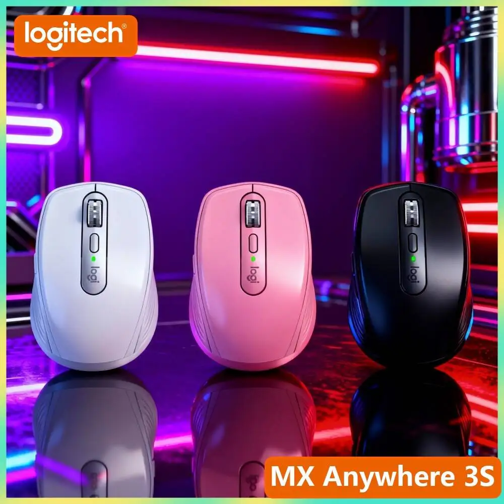 Durable MX Anywhere 3S - 8000 DPI, Hyper-Scroll, Anti-Slip, Perfect for Fitness Garden & Outdoor Workout Event