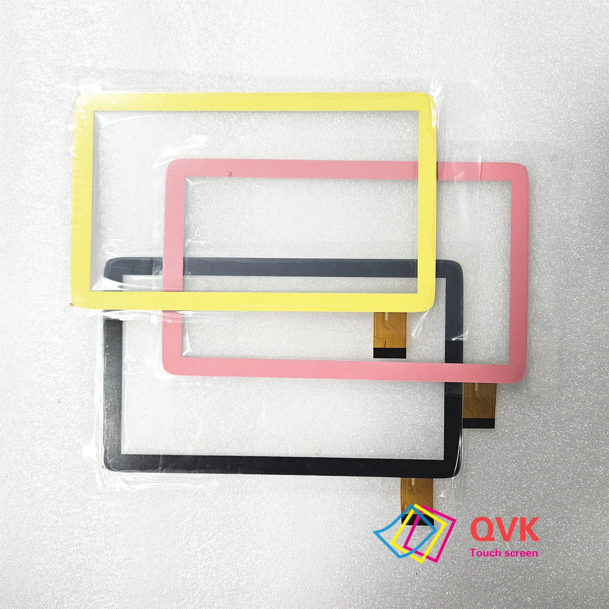 7 inch for Ascrecem Y8 Kids Tablet PC YELLOW PINK Color Tablet Capacitive Touch Screen Digitizer Sensor External Glass Panel