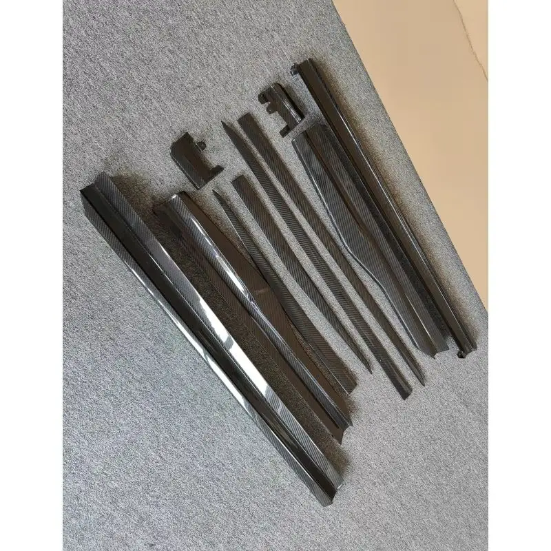 

For Lamborghini URUS M style carbon fiber 10-piece side skirt body kit front bar edge rear diffuser